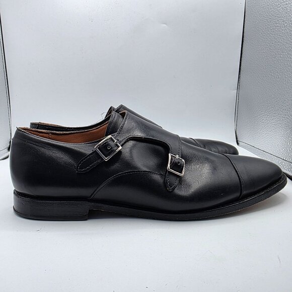 Allen Edmonds St. John's Double Monk Strap Mens Size 11.5 Black Dress Shoe - Picture 12 of 13